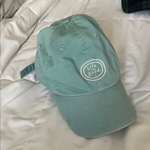 Life Is Good Aqua Baseball Cap